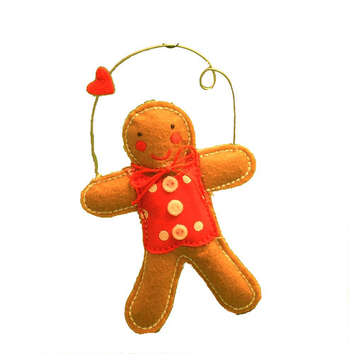 Fabric Gingerbread