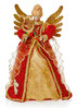 Red & Gold Treetop Angel