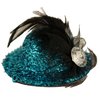 Turquoise Clip-on Hat