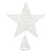 Iridescent White Treetop Star
