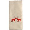 Tea Towel with Reindeer Motif
