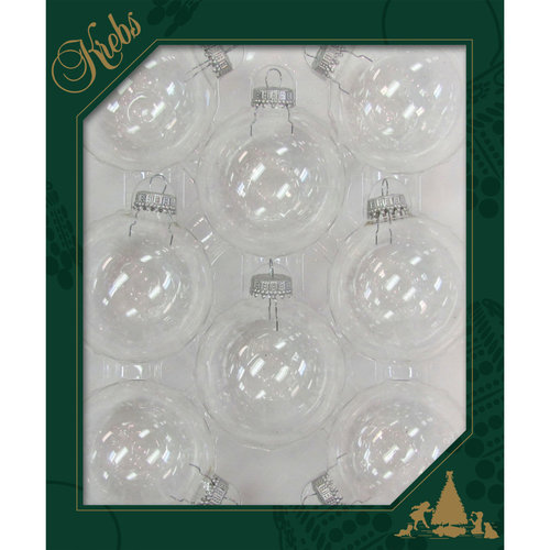 Clear Glass Baubles