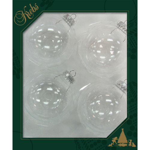 Clear Glass Baubles