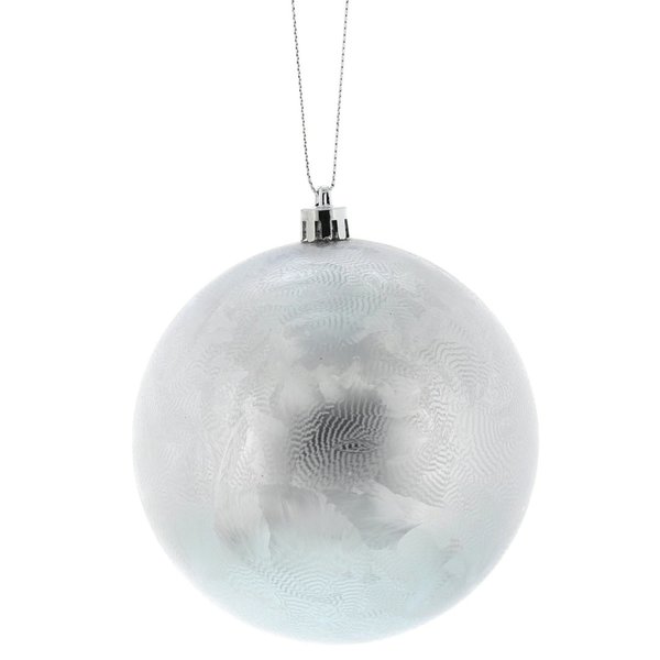 Ice Effect Glastic Bauble
